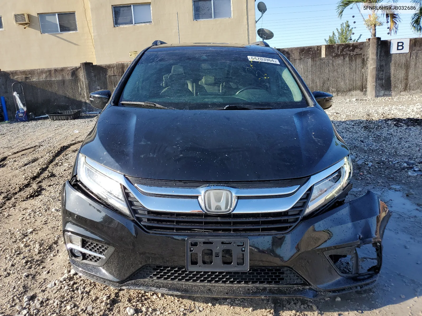 2018 Honda Odyssey Elite VIN: 5FNRL6H9XJB032686 Lot: 64203964