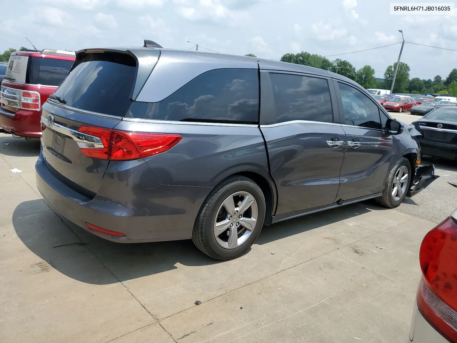 2018 Honda Odyssey Exl VIN: 5FNRL6H71JB016035 Lot: 64469924