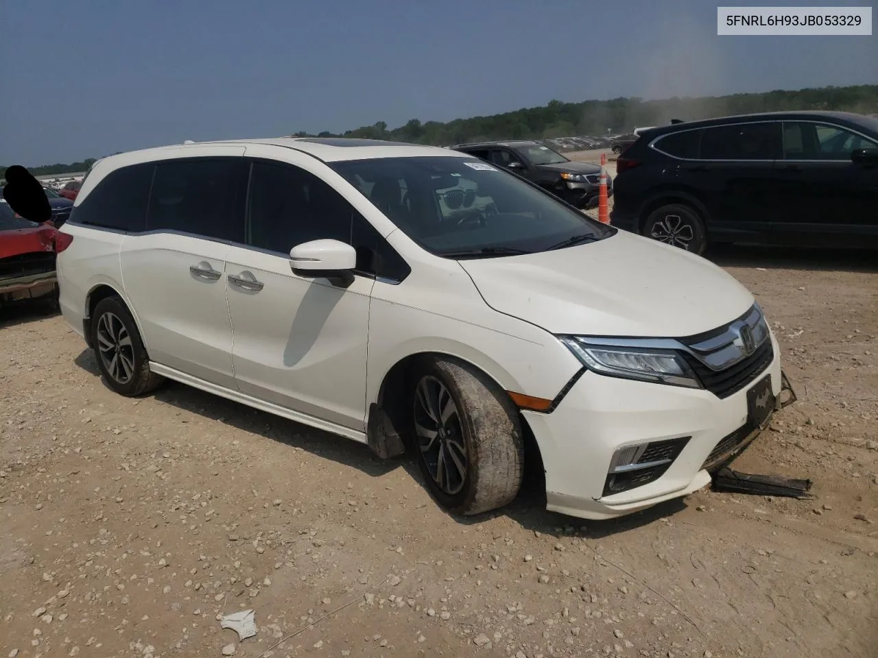 2018 Honda Odyssey Elite VIN: 5FNRL6H93JB053329 Lot: 64879634