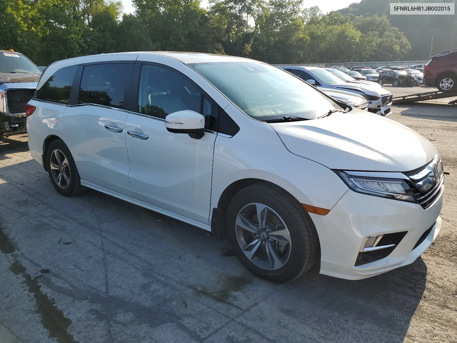 2018 Honda Odyssey Touring VIN: 5FNRL6H81JB002015 Lot: 65432524