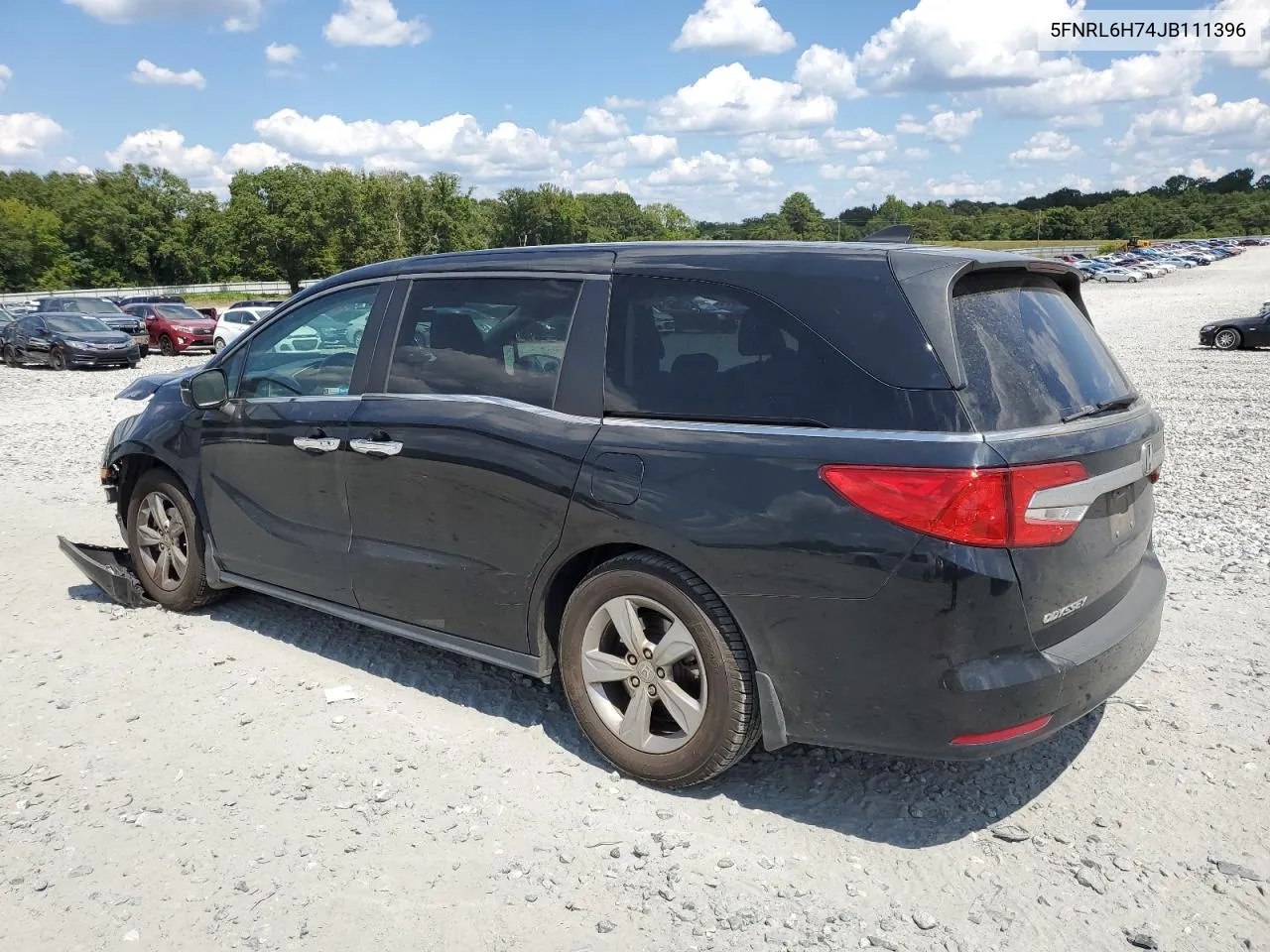 2018 Honda Odyssey Exl VIN: 5FNRL6H74JB111396 Lot: 69068964