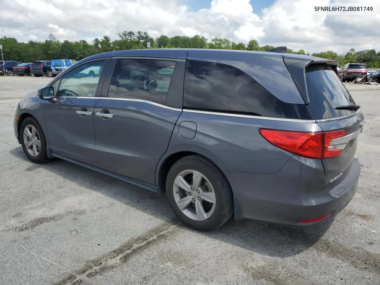 5FNRL6H72JB081749 2018 Honda Odyssey Exl