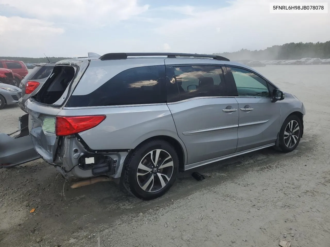 2018 Honda Odyssey Elite VIN: 5FNRL6H98JB078078 Lot: 69284844