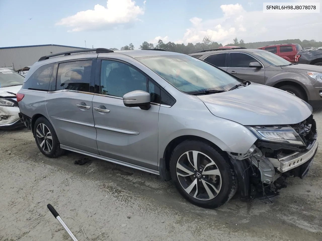 2018 Honda Odyssey Elite VIN: 5FNRL6H98JB078078 Lot: 69284844