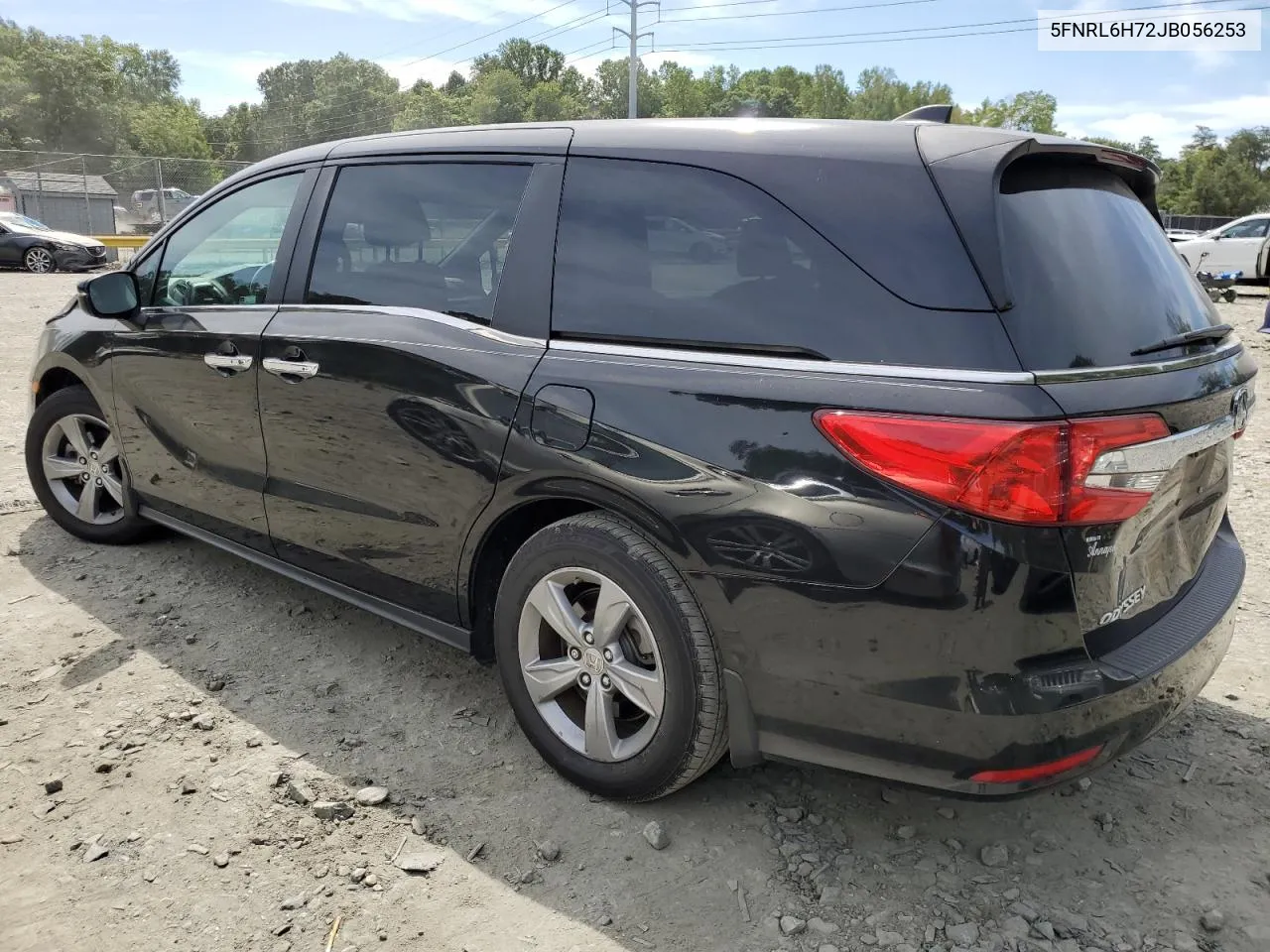 2018 Honda Odyssey Exl VIN: 5FNRL6H72JB056253 Lot: 70176184