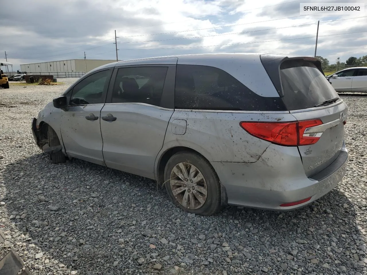 5FNRL6H27JB100042 2018 Honda Odyssey Lx