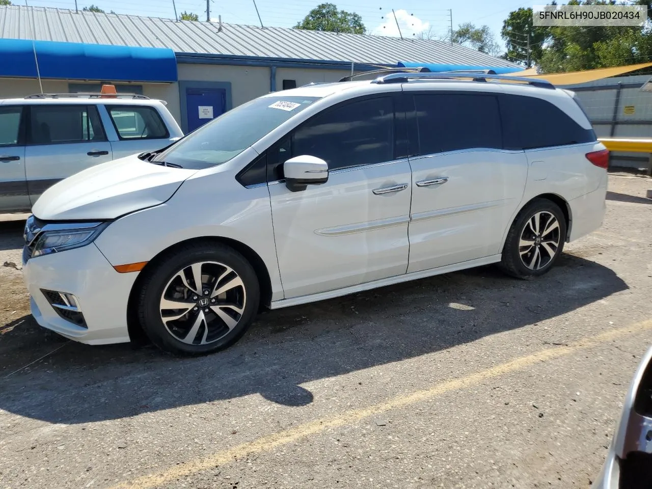 2018 Honda Odyssey Elite VIN: 5FNRL6H90JB020434 Lot: 70524844