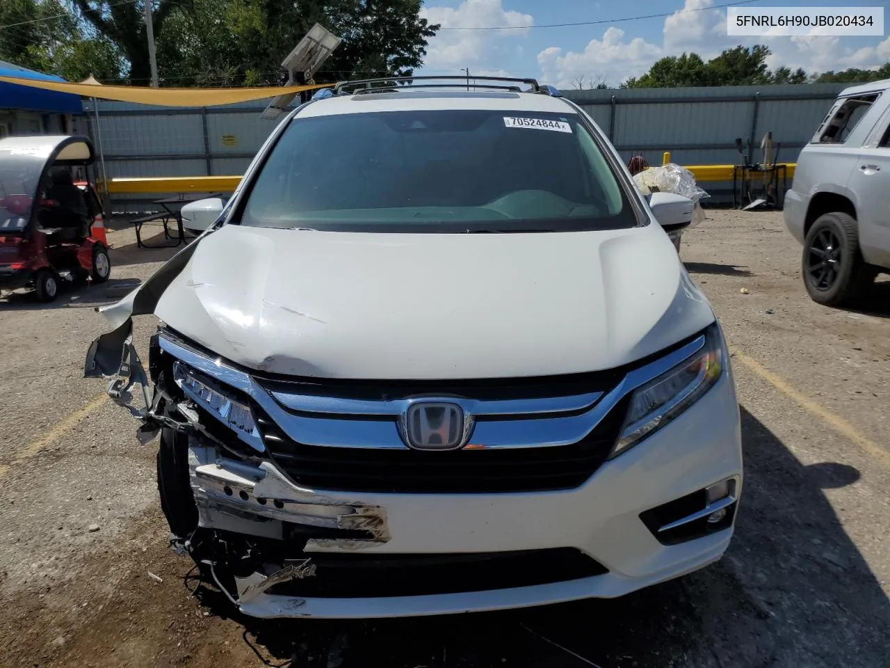 5FNRL6H90JB020434 2018 Honda Odyssey Elite