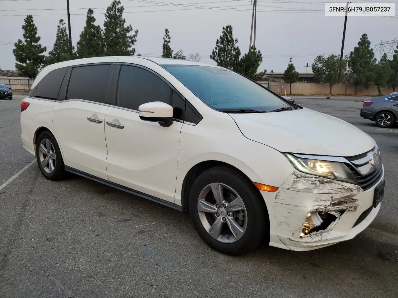 2018 Honda Odyssey Exl VIN: 5FNRL6H79JB057237 Lot: 70687444