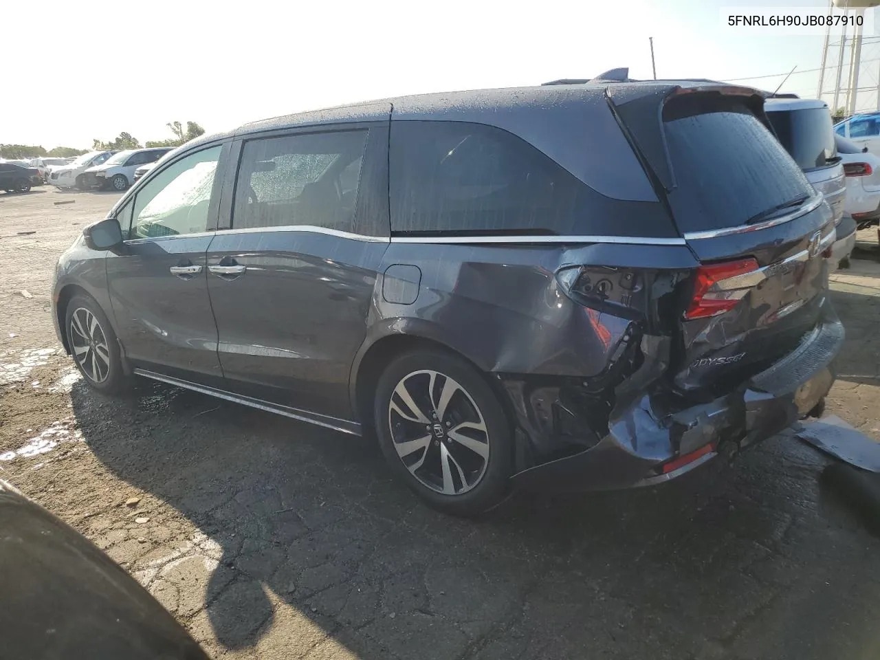 5FNRL6H90JB087910 2018 Honda Odyssey Elite