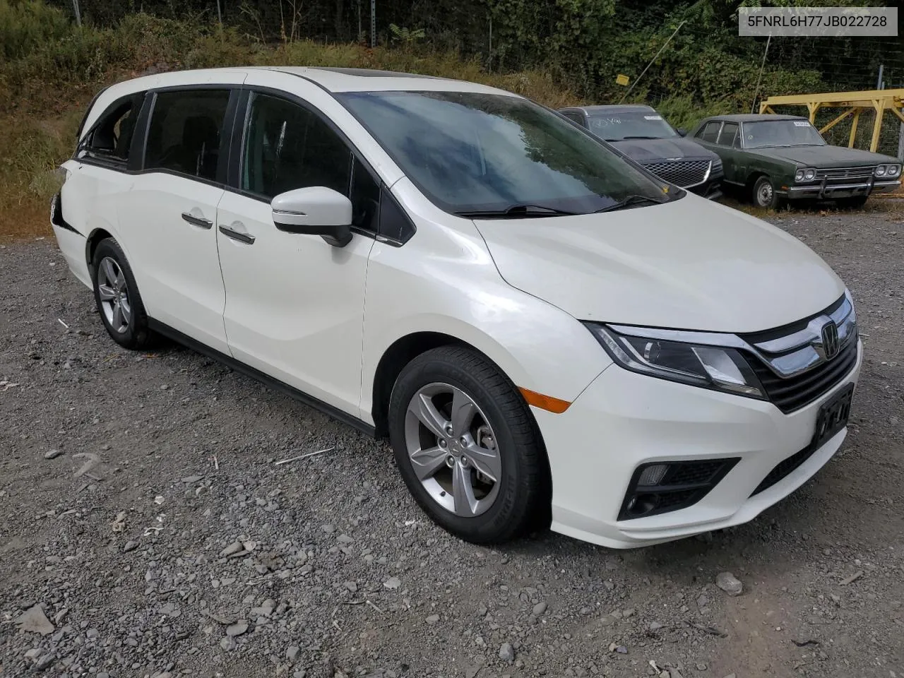 2018 Honda Odyssey Exl VIN: 5FNRL6H77JB022728 Lot: 71194564