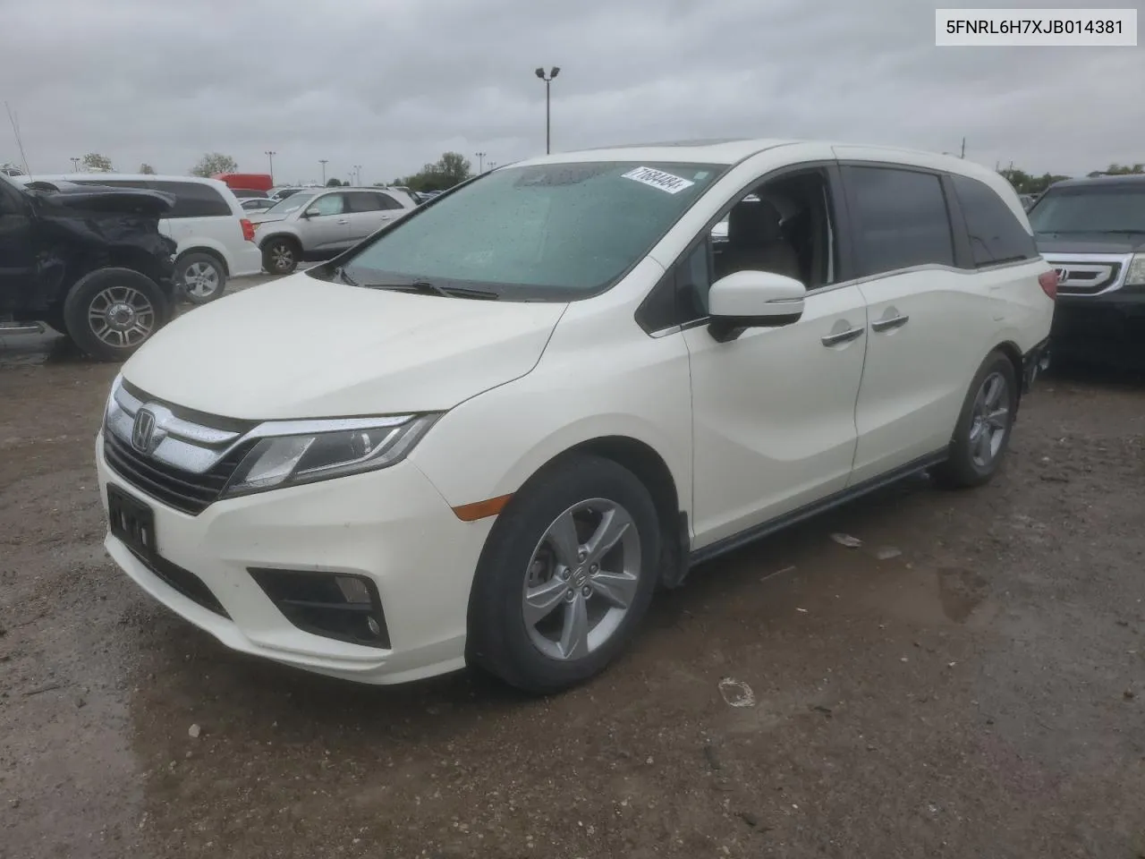 2018 Honda Odyssey Exl VIN: 5FNRL6H7XJB014381 Lot: 71684484