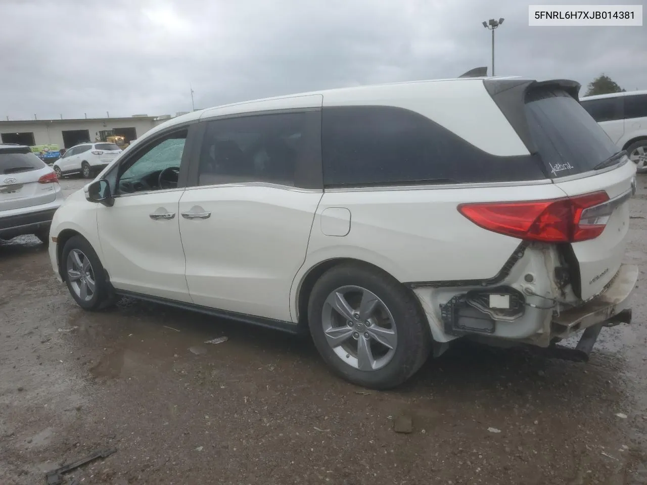 2018 Honda Odyssey Exl VIN: 5FNRL6H7XJB014381 Lot: 71684484