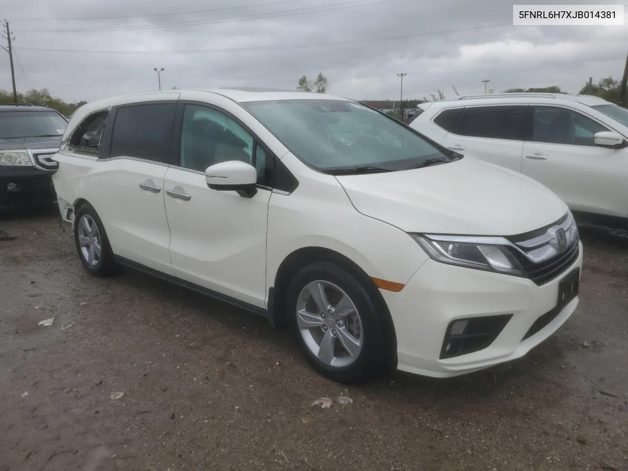 2018 Honda Odyssey Exl VIN: 5FNRL6H7XJB014381 Lot: 71684484