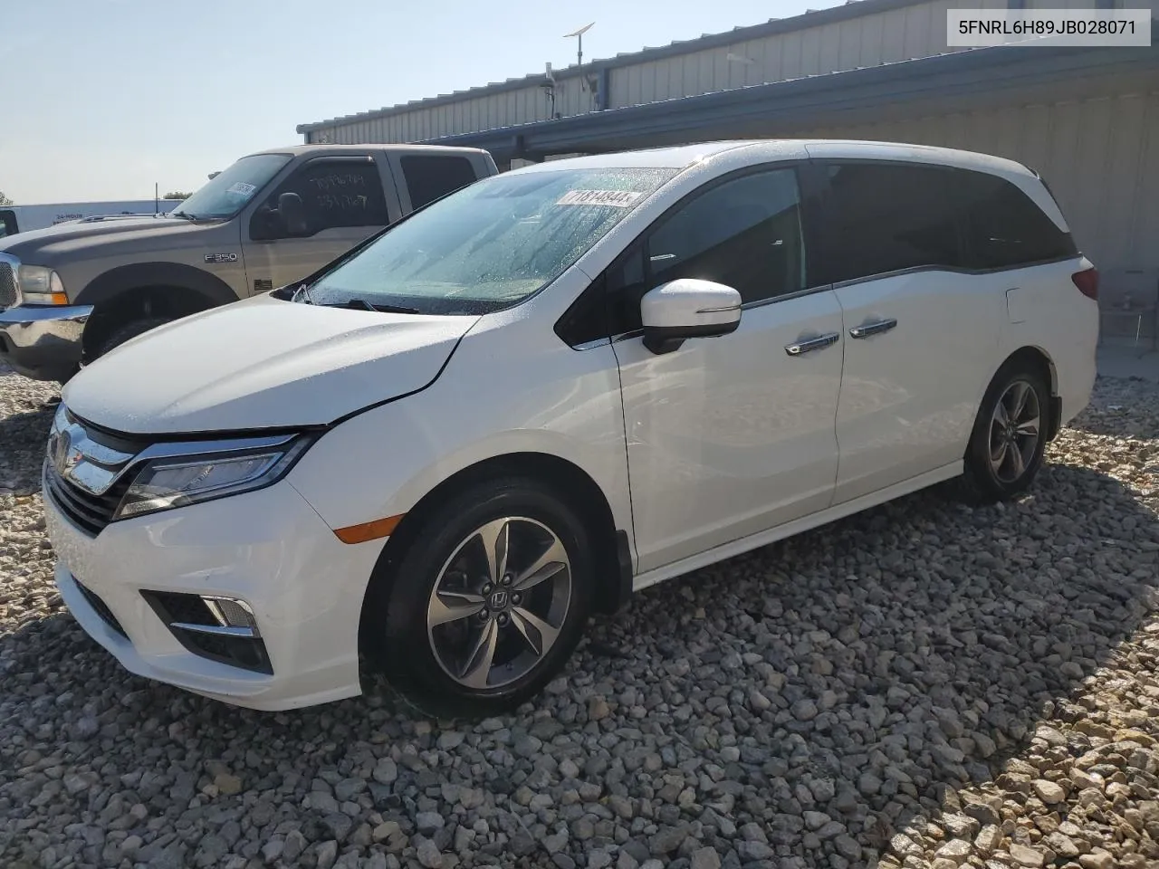 2018 Honda Odyssey Touring VIN: 5FNRL6H89JB028071 Lot: 71814844