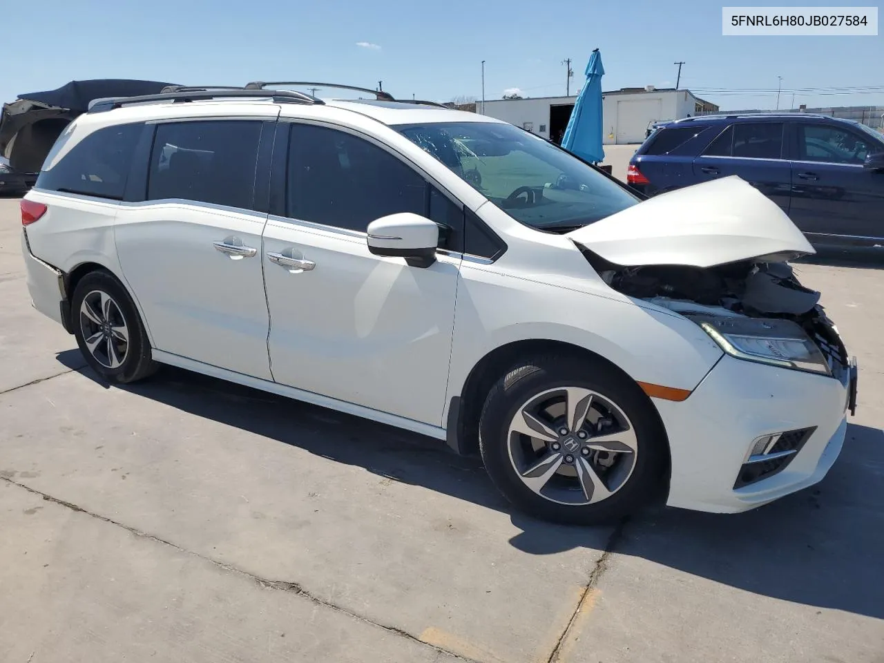 2018 Honda Odyssey Touring VIN: 5FNRL6H80JB027584 Lot: 71815394