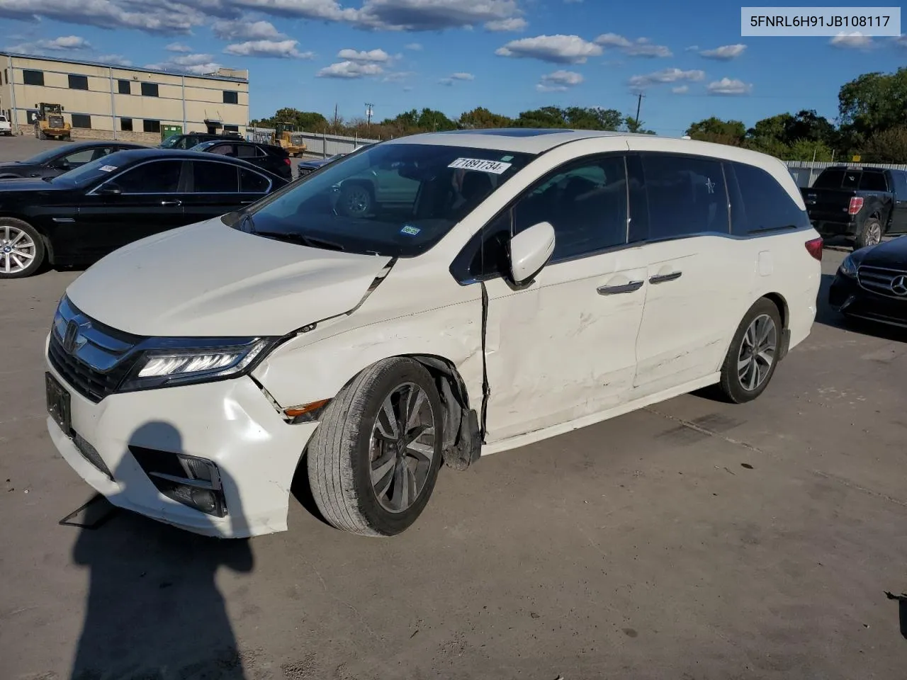 5FNRL6H91JB108117 2018 Honda Odyssey Elite