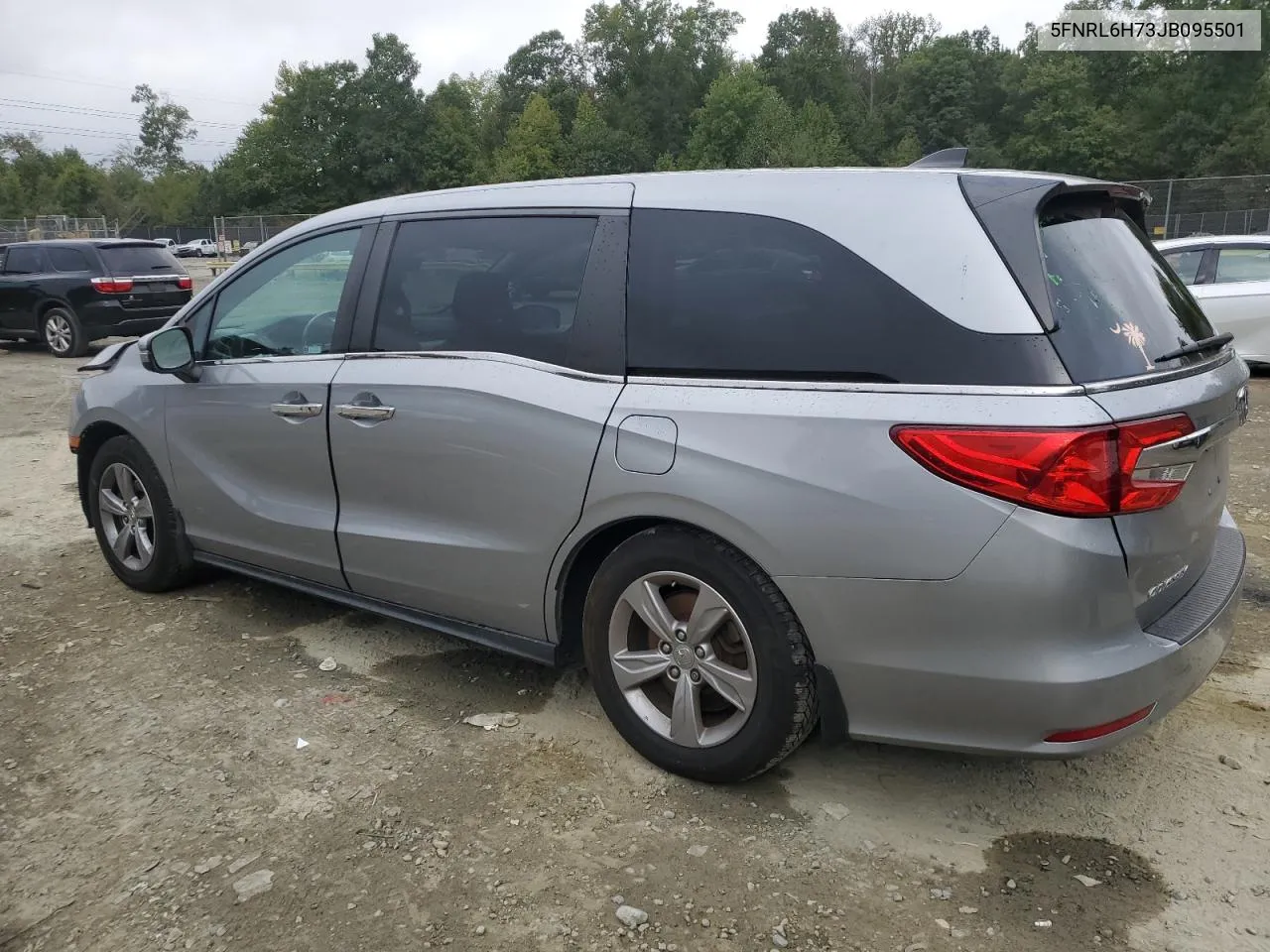 2018 Honda Odyssey Exl VIN: 5FNRL6H73JB095501 Lot: 71940884