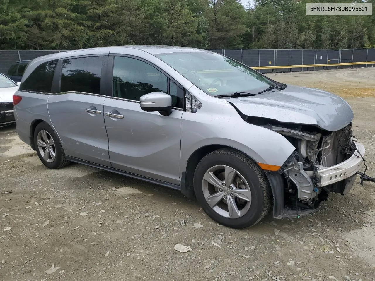 2018 Honda Odyssey Exl VIN: 5FNRL6H73JB095501 Lot: 71940884