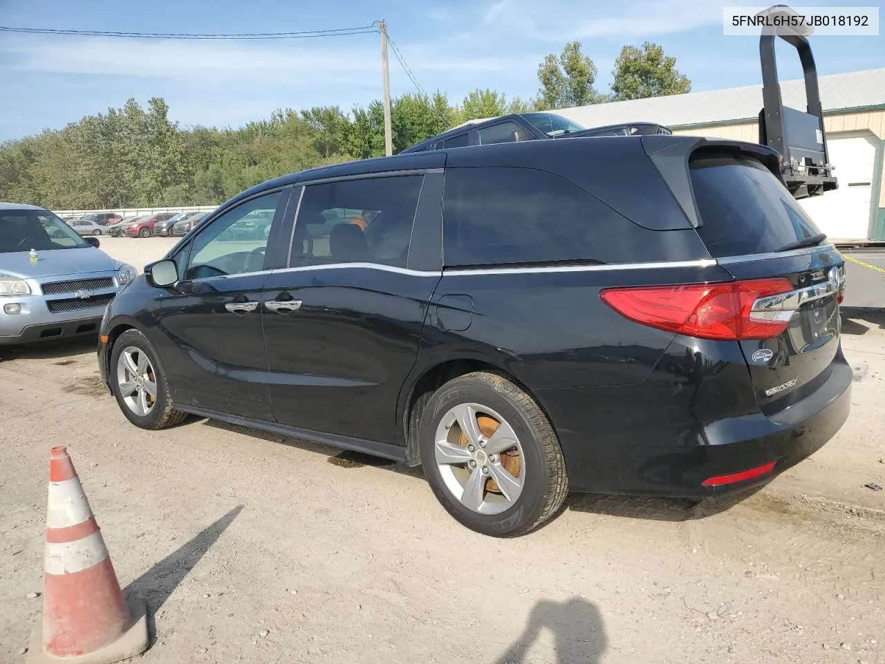 2018 Honda Odyssey Ex VIN: 5FNRL6H57JB018192 Lot: 72023894