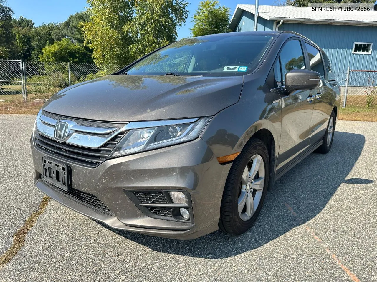 2018 Honda Odyssey Exl VIN: 5FNRL6H71JB072556 Lot: 72030324