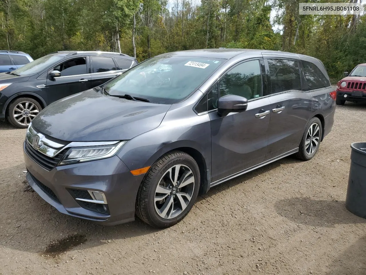 2018 Honda Odyssey Elite VIN: 5FNRL6H95JB061108 Lot: 72413494