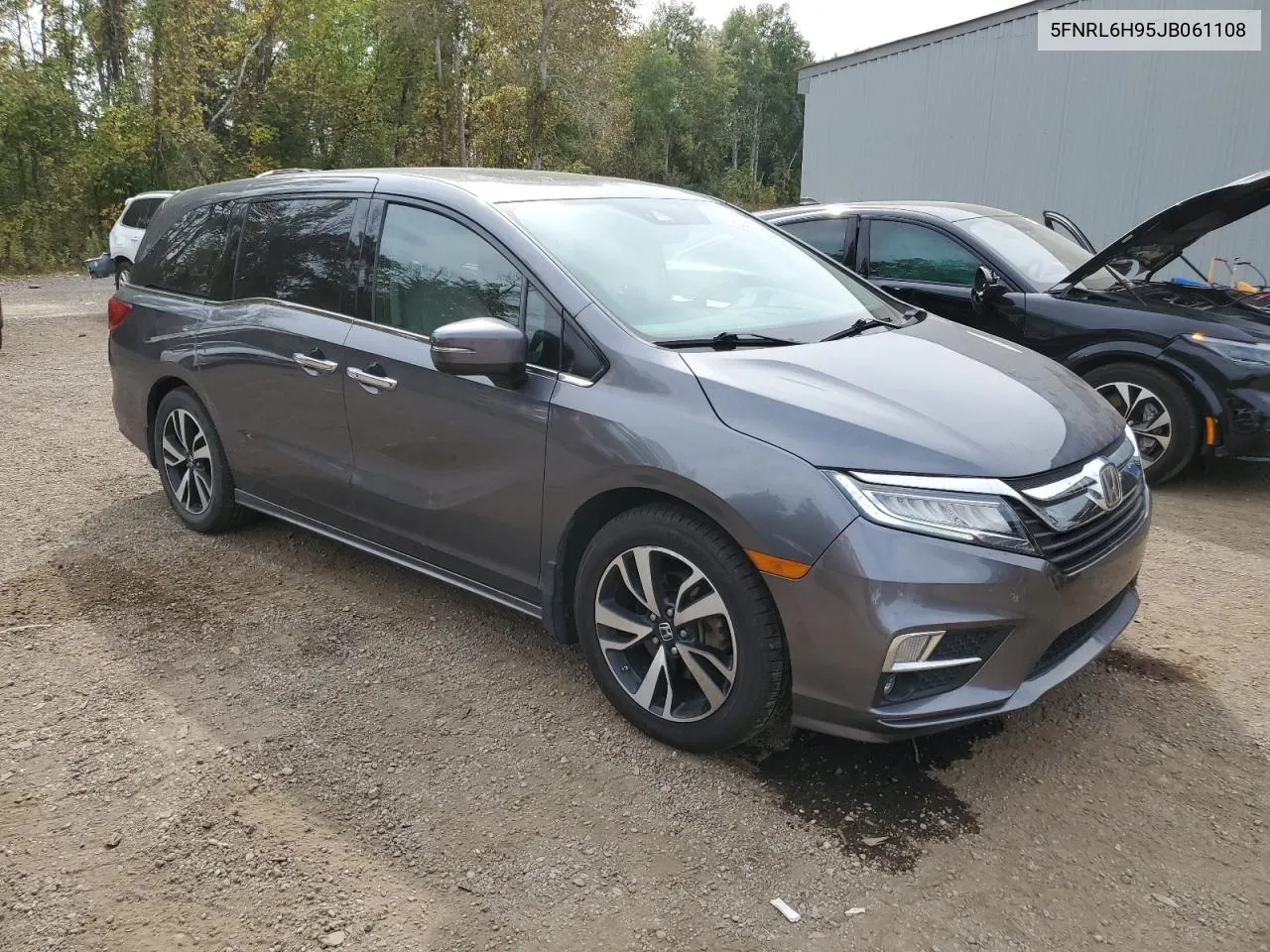 2018 Honda Odyssey Elite VIN: 5FNRL6H95JB061108 Lot: 72413494