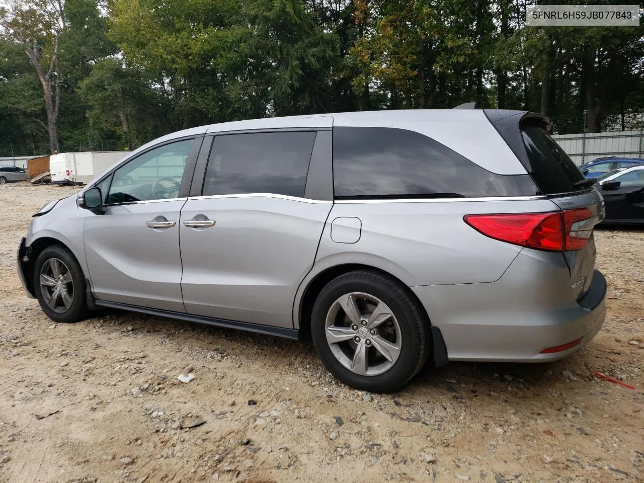 2018 Honda Odyssey Ex VIN: 5FNRL6H59JB077843 Lot: 72927884