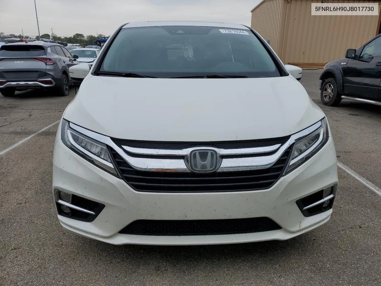 2018 Honda Odyssey Elite VIN: 5FNRL6H90JB017730 Lot: 73216544