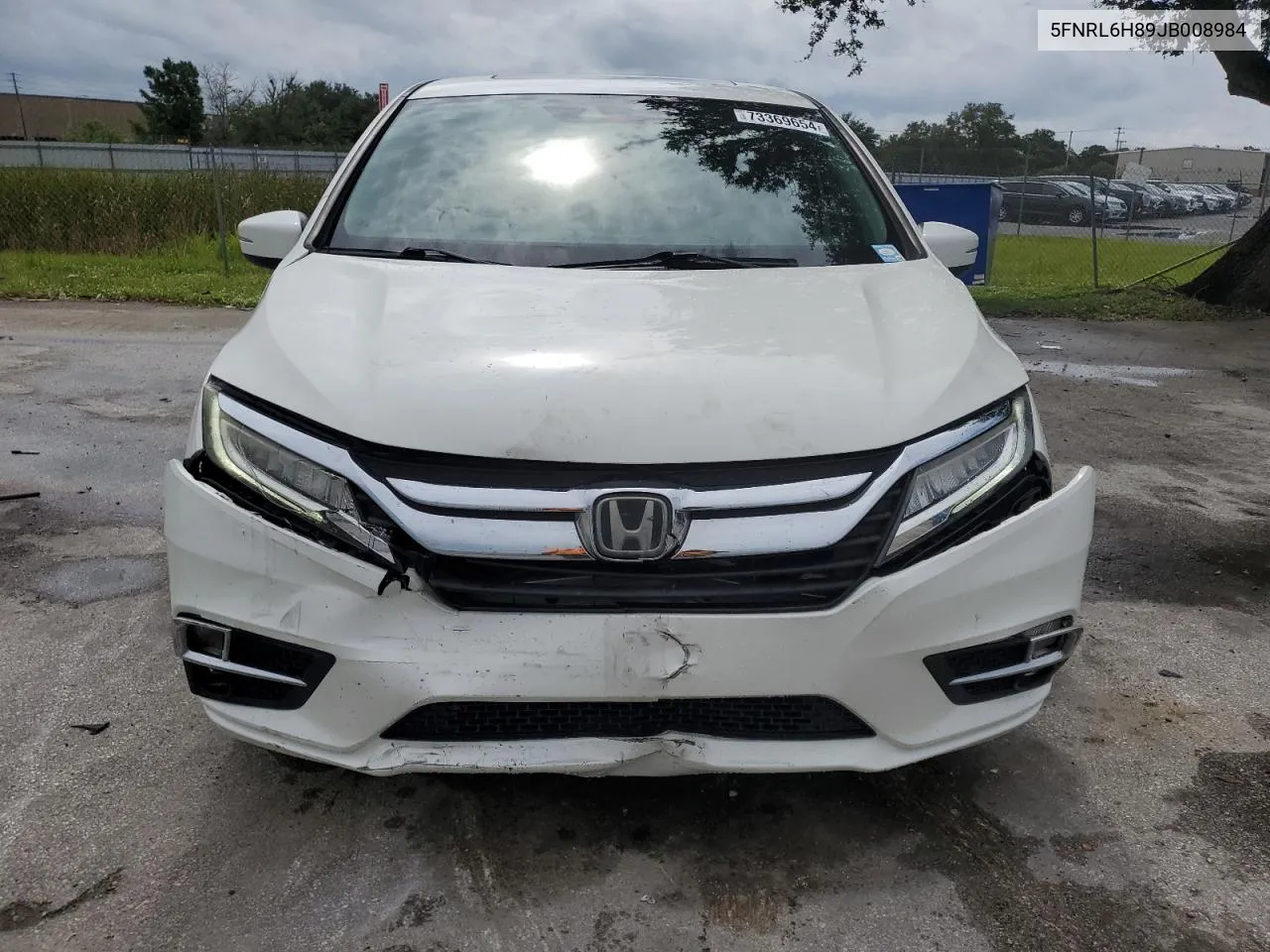 5FNRL6H89JB008984 2018 Honda Odyssey Touring