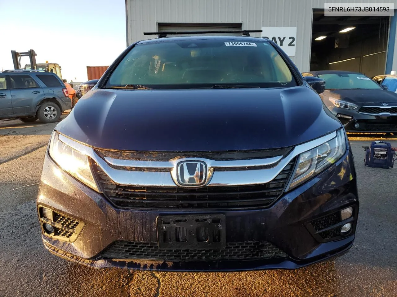 2018 Honda Odyssey Exl VIN: 5FNRL6H73JB014593 Lot: 73696744