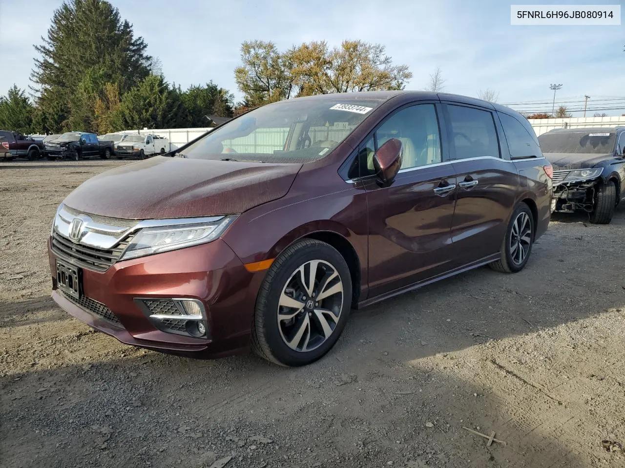 5FNRL6H96JB080914 2018 Honda Odyssey Elite