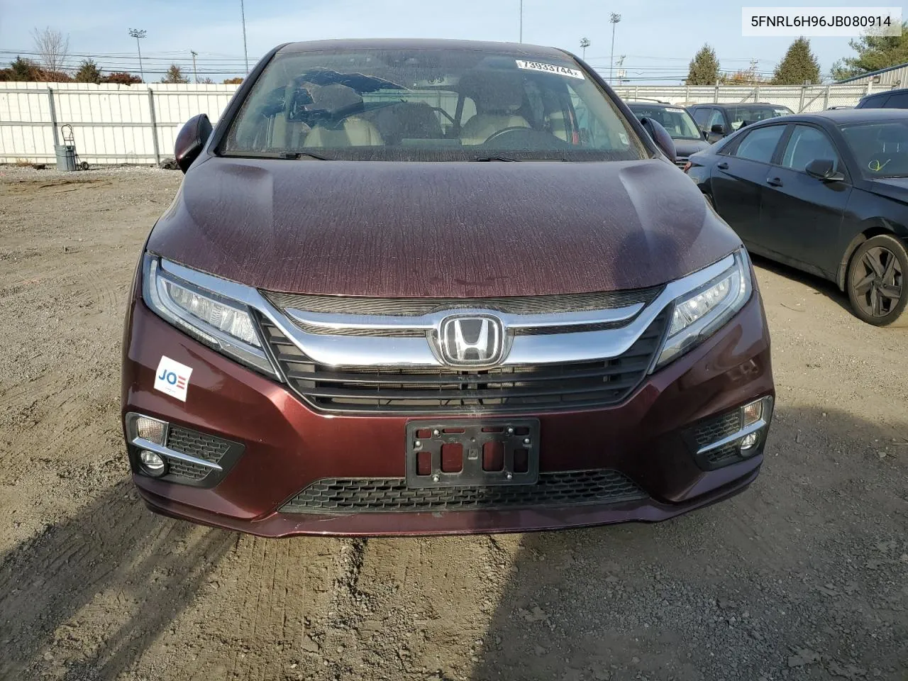 5FNRL6H96JB080914 2018 Honda Odyssey Elite