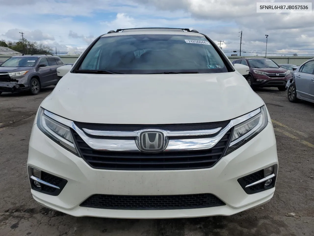 5FNRL6H87JB057536 2018 Honda Odyssey Touring