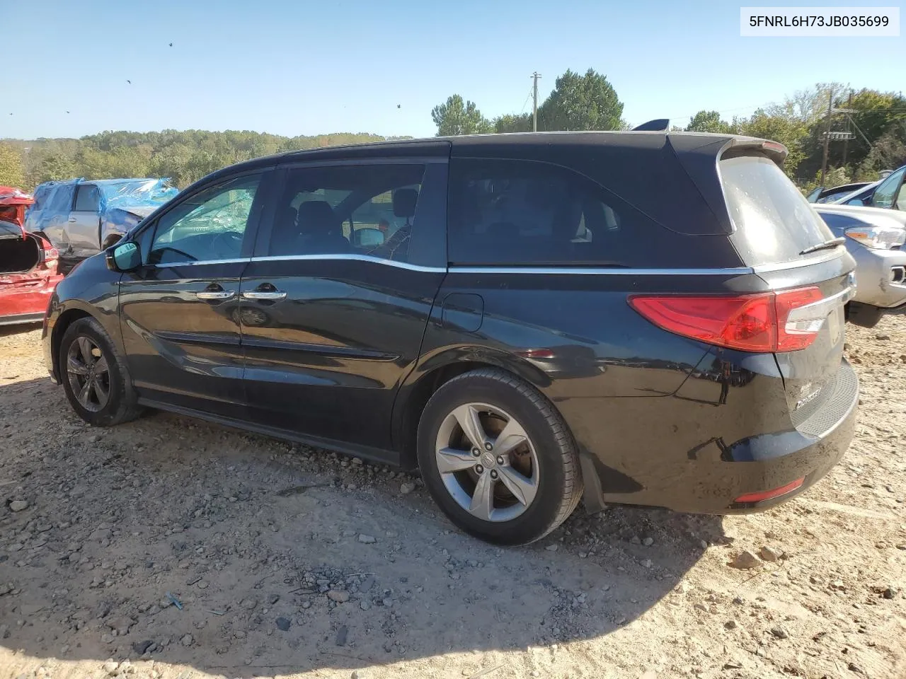 2018 Honda Odyssey Exl VIN: 5FNRL6H73JB035699 Lot: 75702784