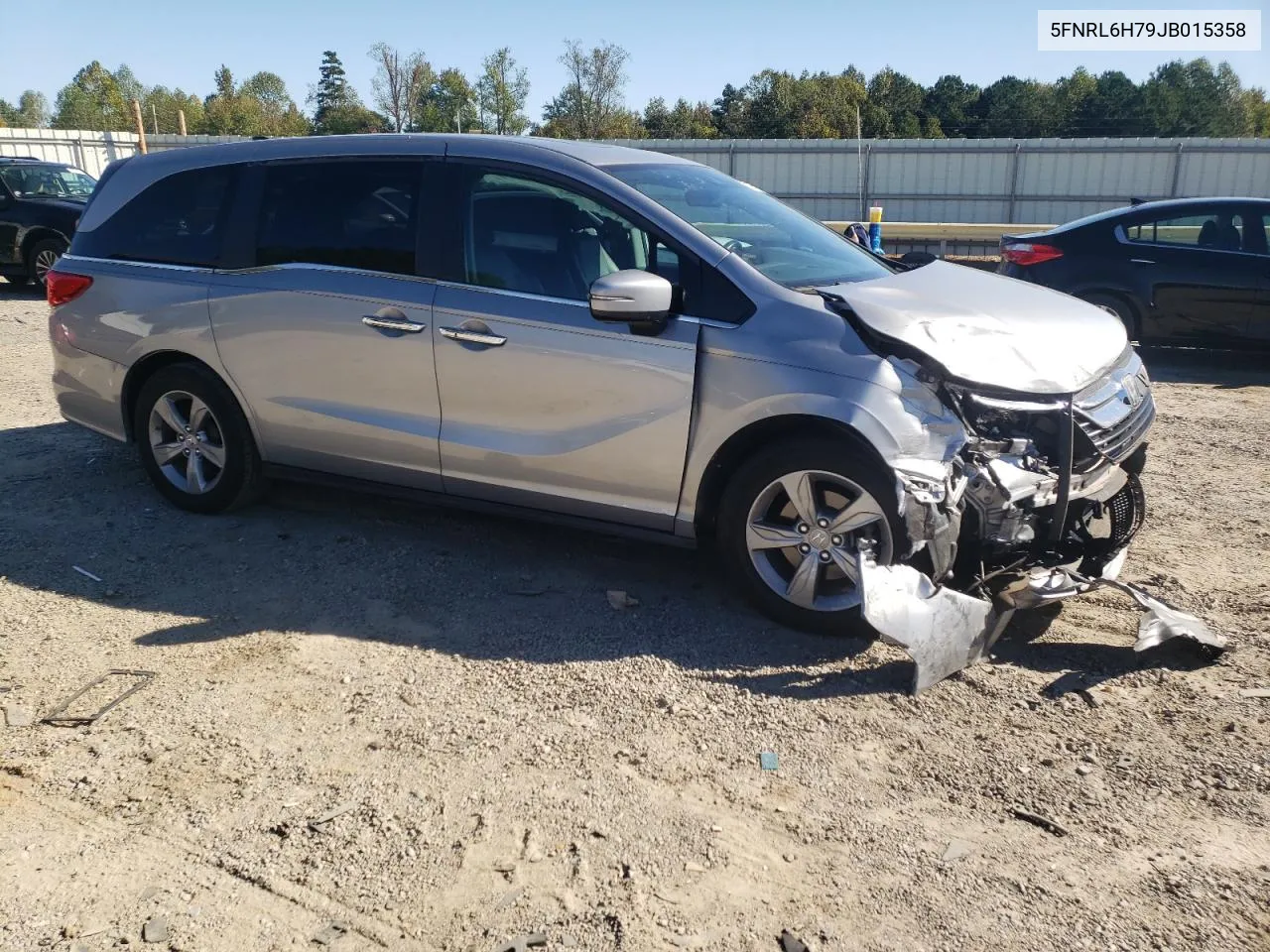 2018 Honda Odyssey Exl VIN: 5FNRL6H79JB015358 Lot: 75709134