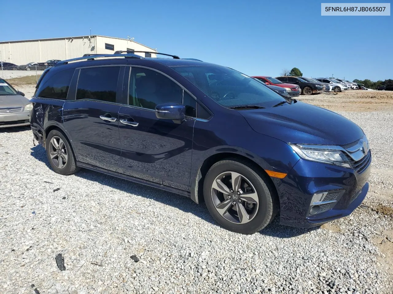 2018 Honda Odyssey Touring VIN: 5FNRL6H87JB065507 Lot: 76600484