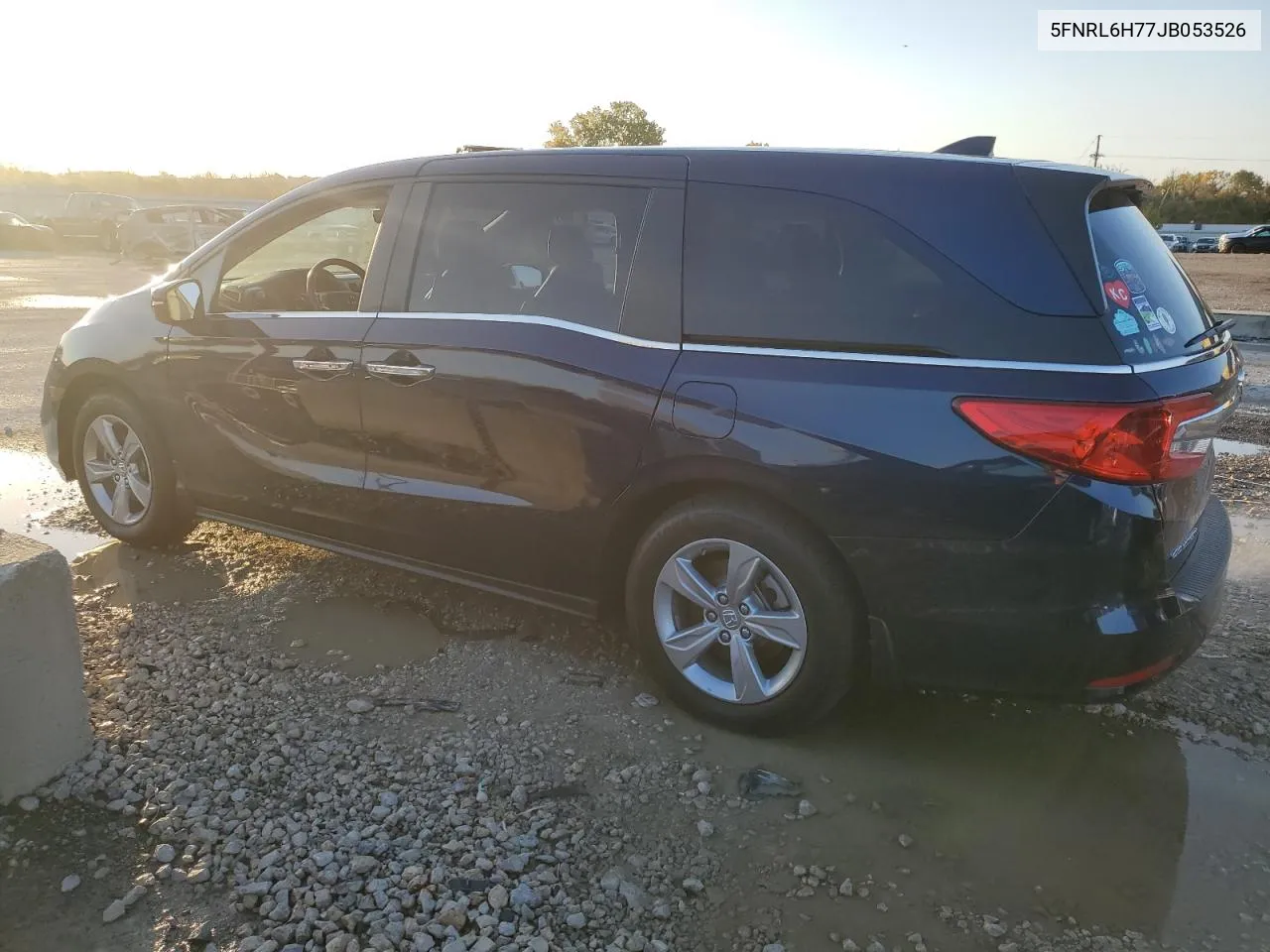 2018 Honda Odyssey Exl VIN: 5FNRL6H77JB053526 Lot: 77482724