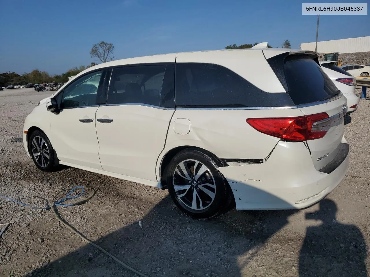 2018 Honda Odyssey Elite VIN: 5FNRL6H90JB046337 Lot: 78048204