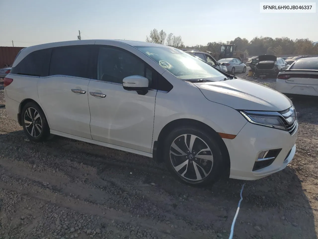 2018 Honda Odyssey Elite VIN: 5FNRL6H90JB046337 Lot: 78048204