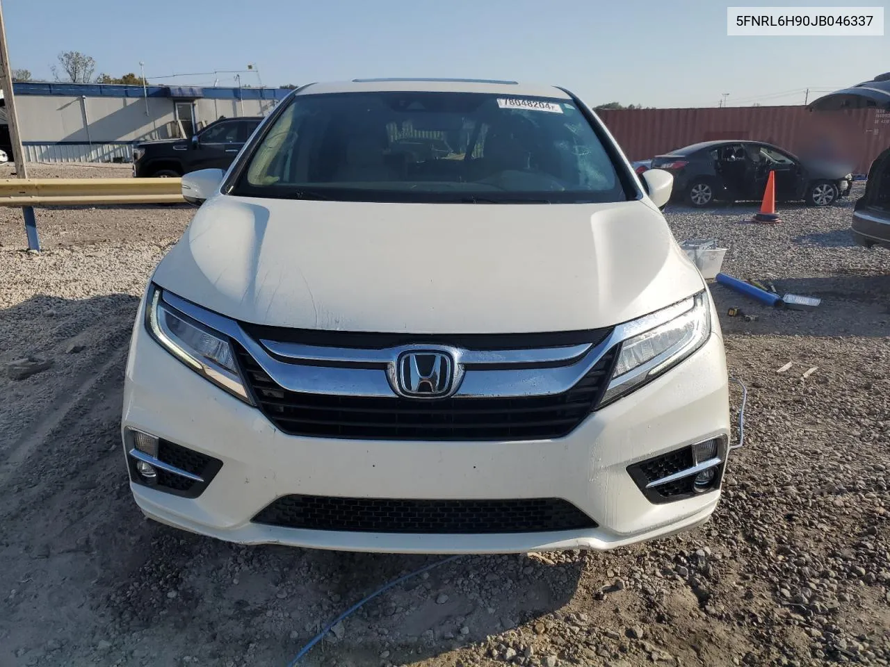 2018 Honda Odyssey Elite VIN: 5FNRL6H90JB046337 Lot: 78048204