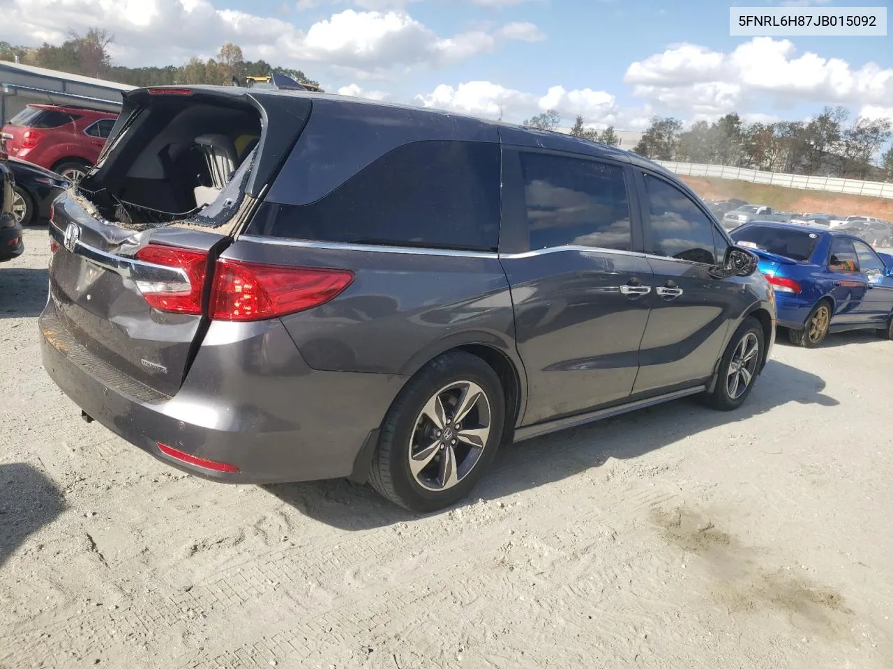 5FNRL6H87JB015092 2018 Honda Odyssey Touring