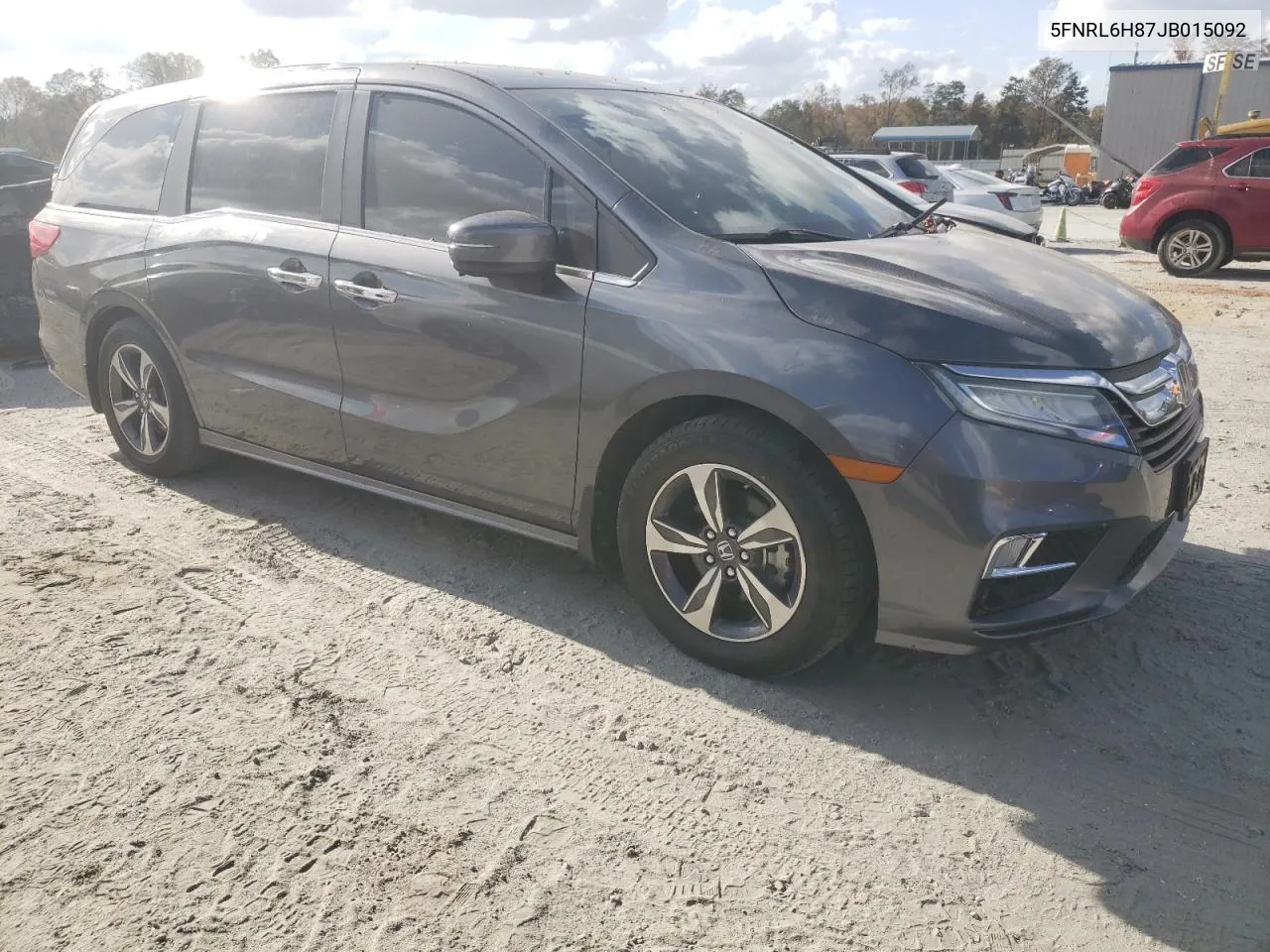 2018 Honda Odyssey Touring VIN: 5FNRL6H87JB015092 Lot: 78495784