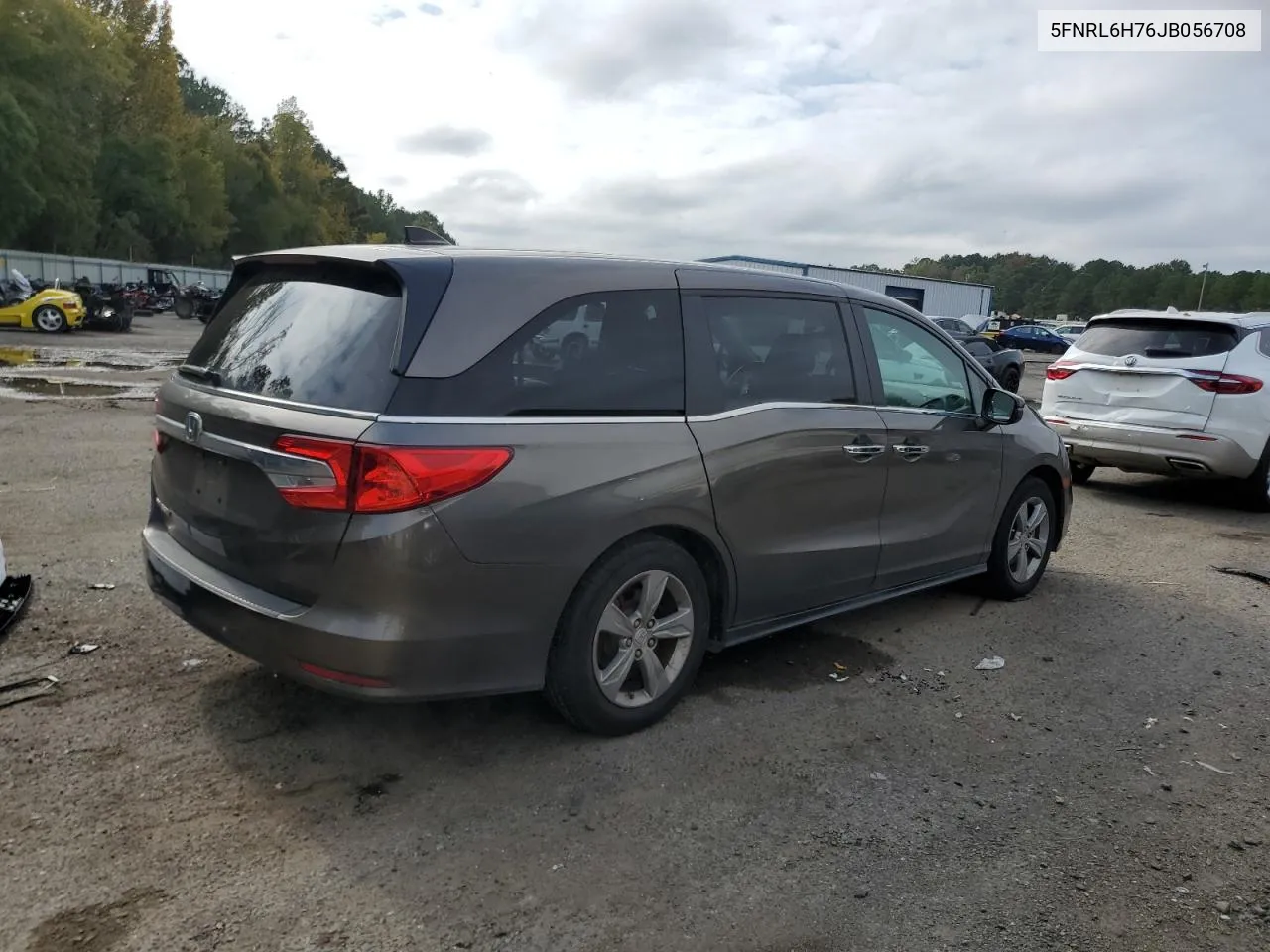 2018 Honda Odyssey Exl VIN: 5FNRL6H76JB056708 Lot: 78638164