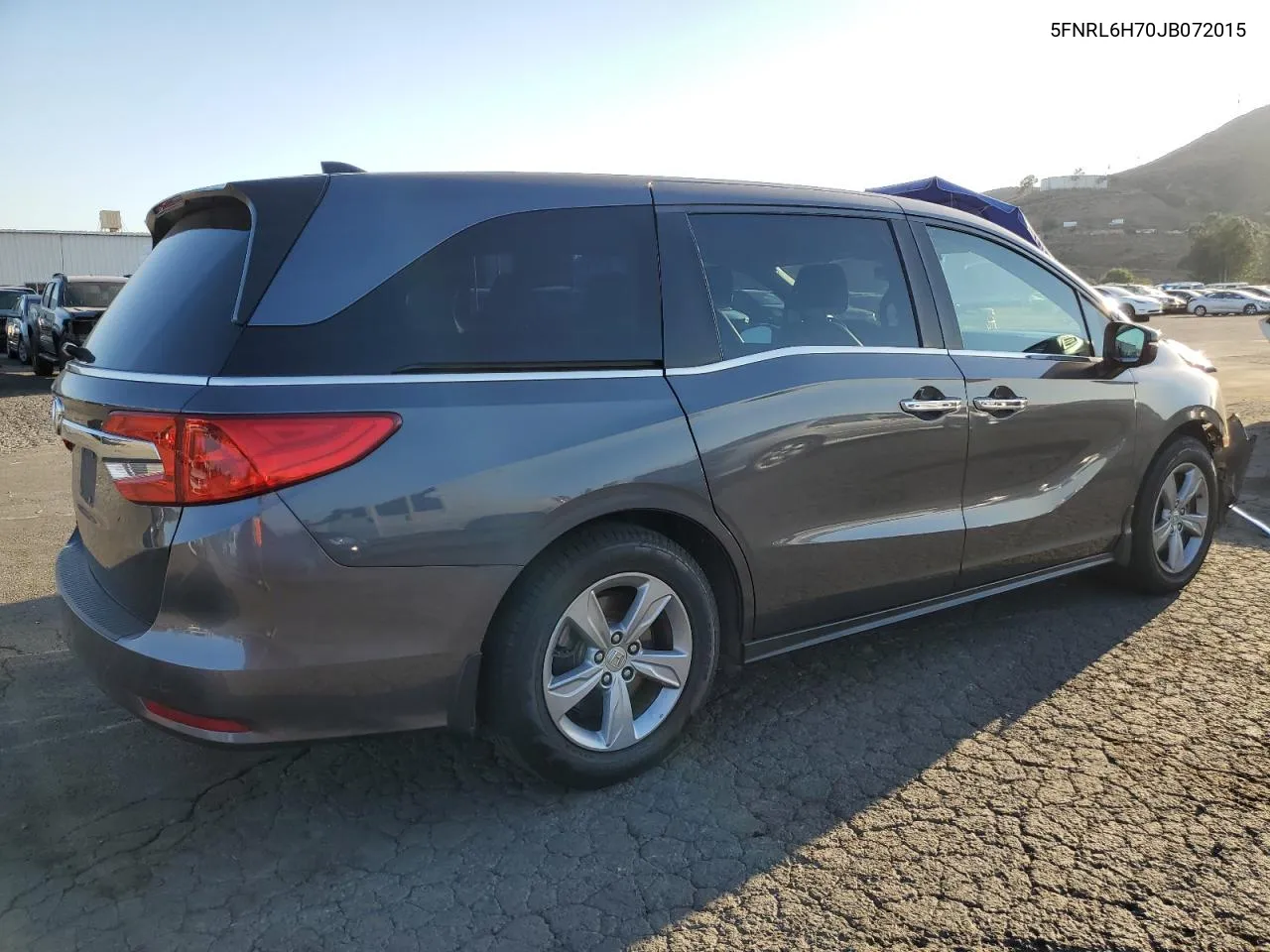 2018 Honda Odyssey Exl VIN: 5FNRL6H70JB072015 Lot: 78923744