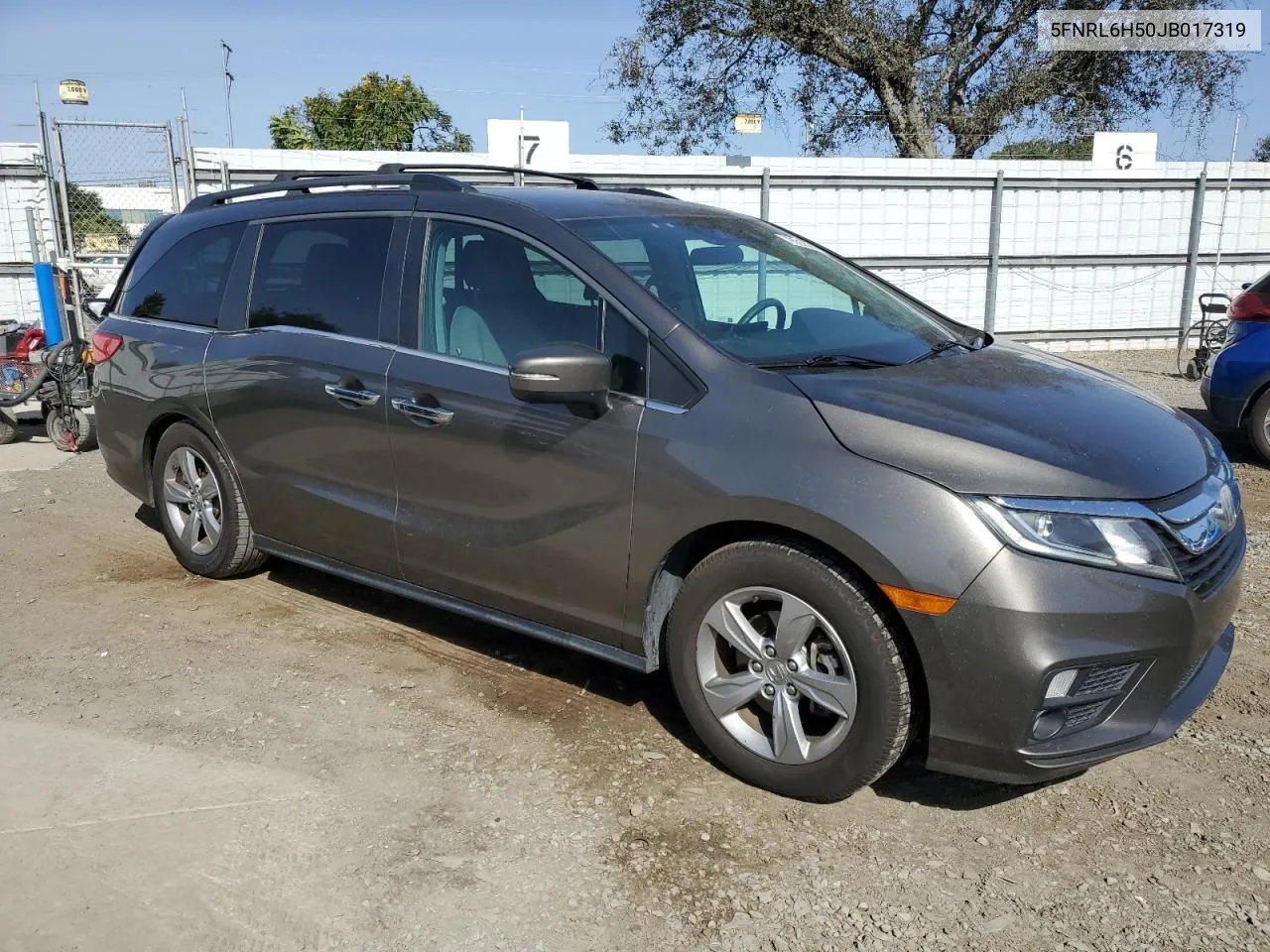 2018 Honda Odyssey Ex VIN: 5FNRL6H50JB017319 Lot: 79320624