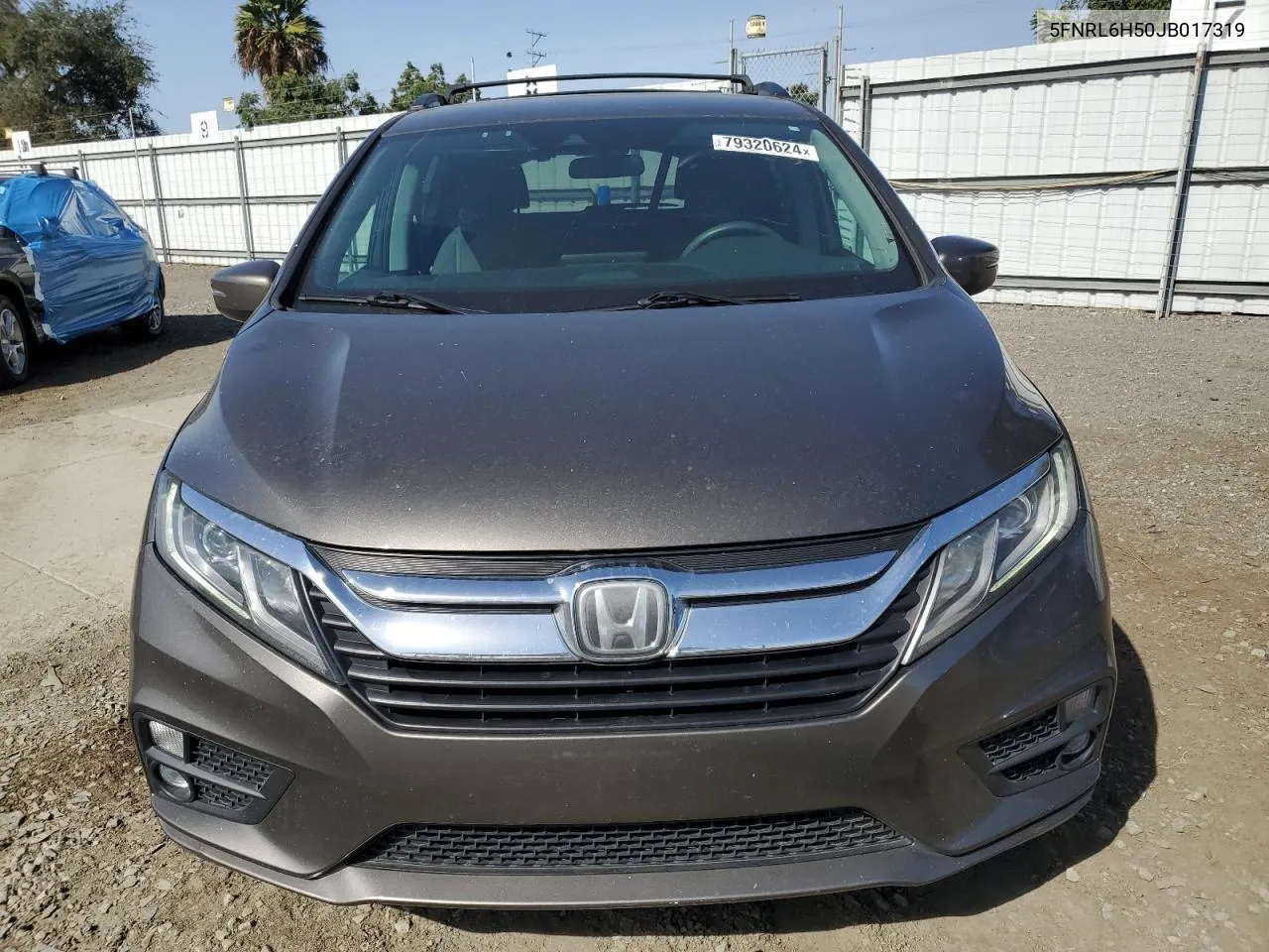 2018 Honda Odyssey Ex VIN: 5FNRL6H50JB017319 Lot: 79320624