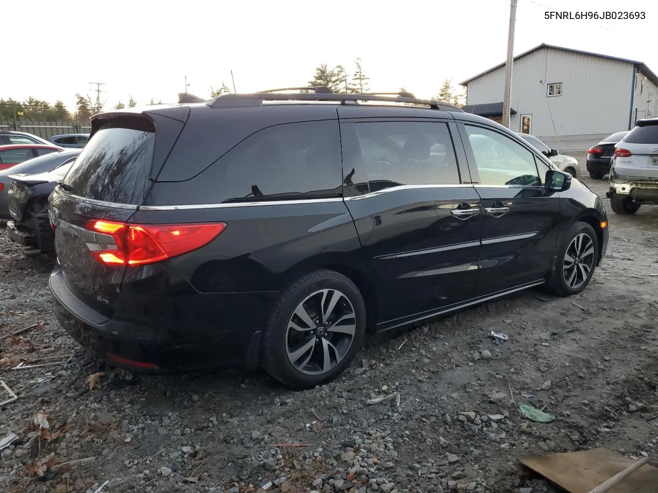 2018 Honda Odyssey Elite VIN: 5FNRL6H96JB023693 Lot: 79611014