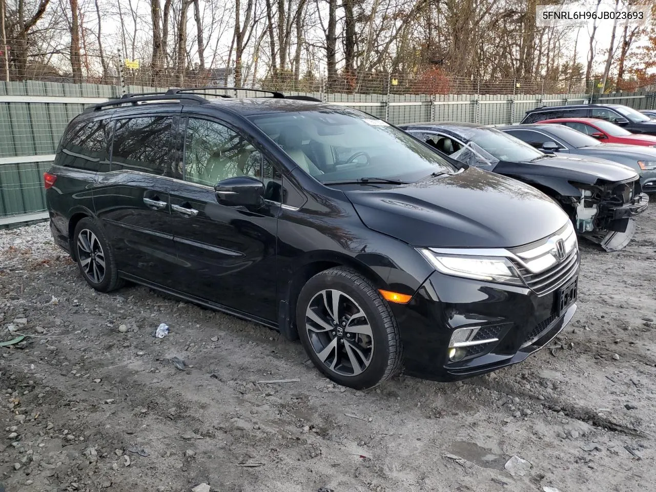 2018 Honda Odyssey Elite VIN: 5FNRL6H96JB023693 Lot: 79611014