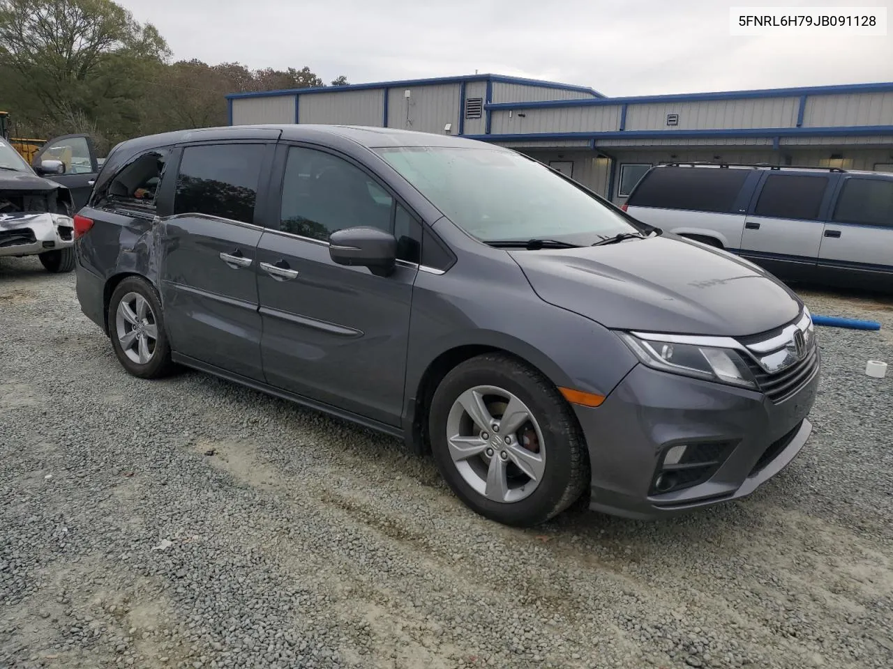 2018 Honda Odyssey Exl VIN: 5FNRL6H79JB091128 Lot: 80076284